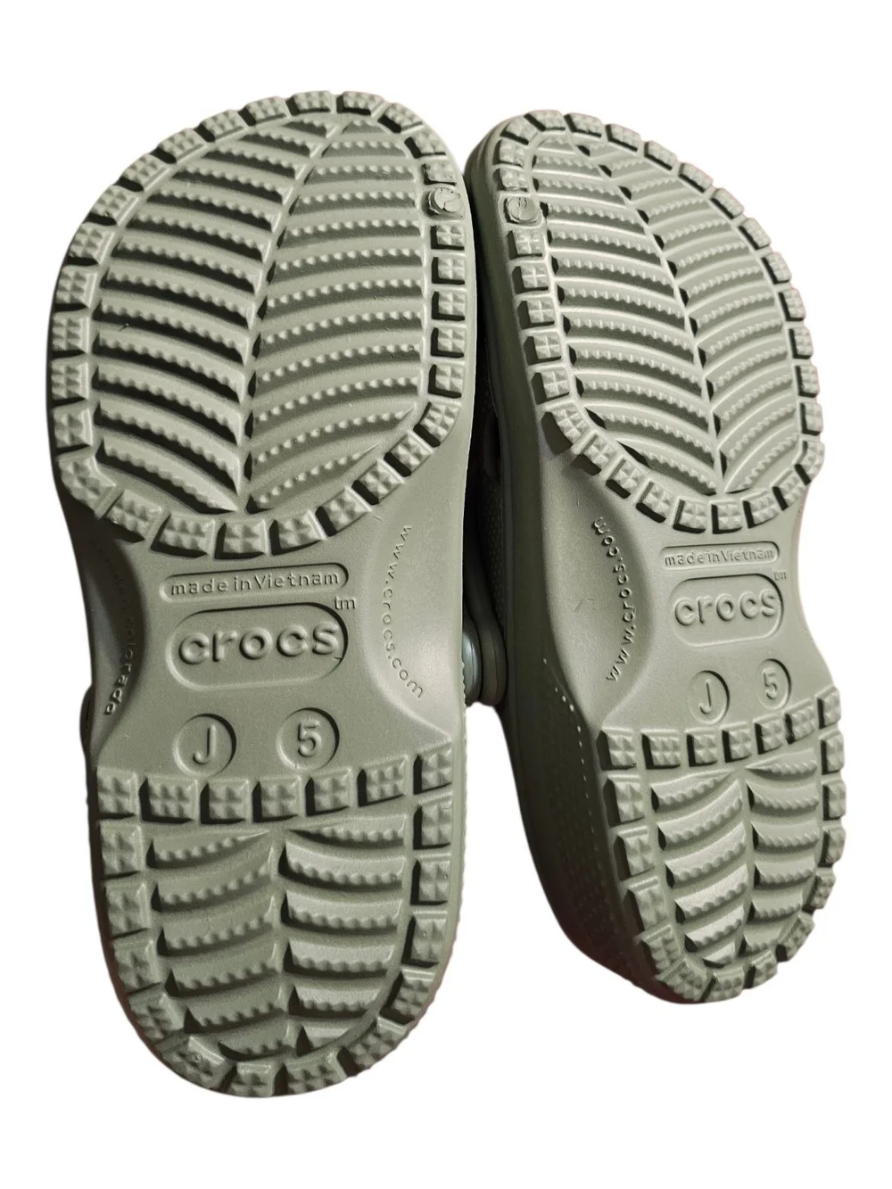 CROCS Kids Classic Clog in Sage Green